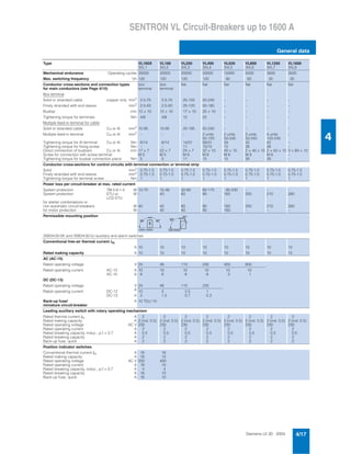 Thông số kĩ thuật siemens MCCB 3VL | PDF