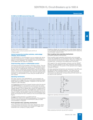 Thông số kĩ thuật siemens MCCB 3VL | PDF