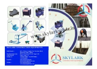 Construction Machinery Manufacturer - Skylark Construction Equipments