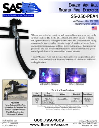 Sentry Air Systems Product Catalog