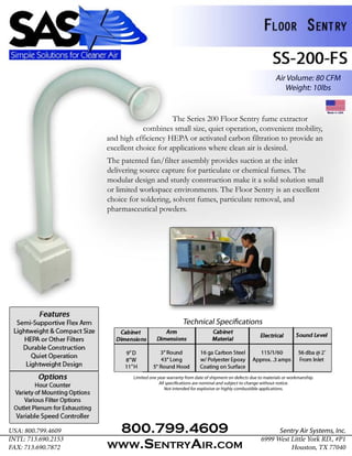 Sentry Air Systems Product Catalog