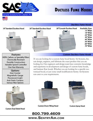 Sentry Air Systems Product Catalog