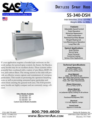 Sentry Air Systems Product Catalog
