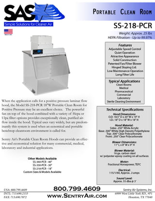 Sentry Air Systems Product Catalog