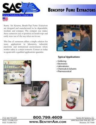 Sentry Air Systems Product Catalog