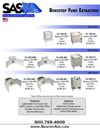 Sentry Air Systems Product Catalog
