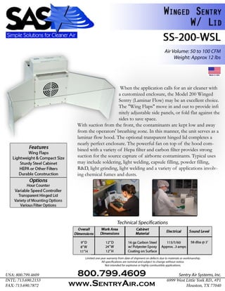 Sentry Air Systems Product Catalog
