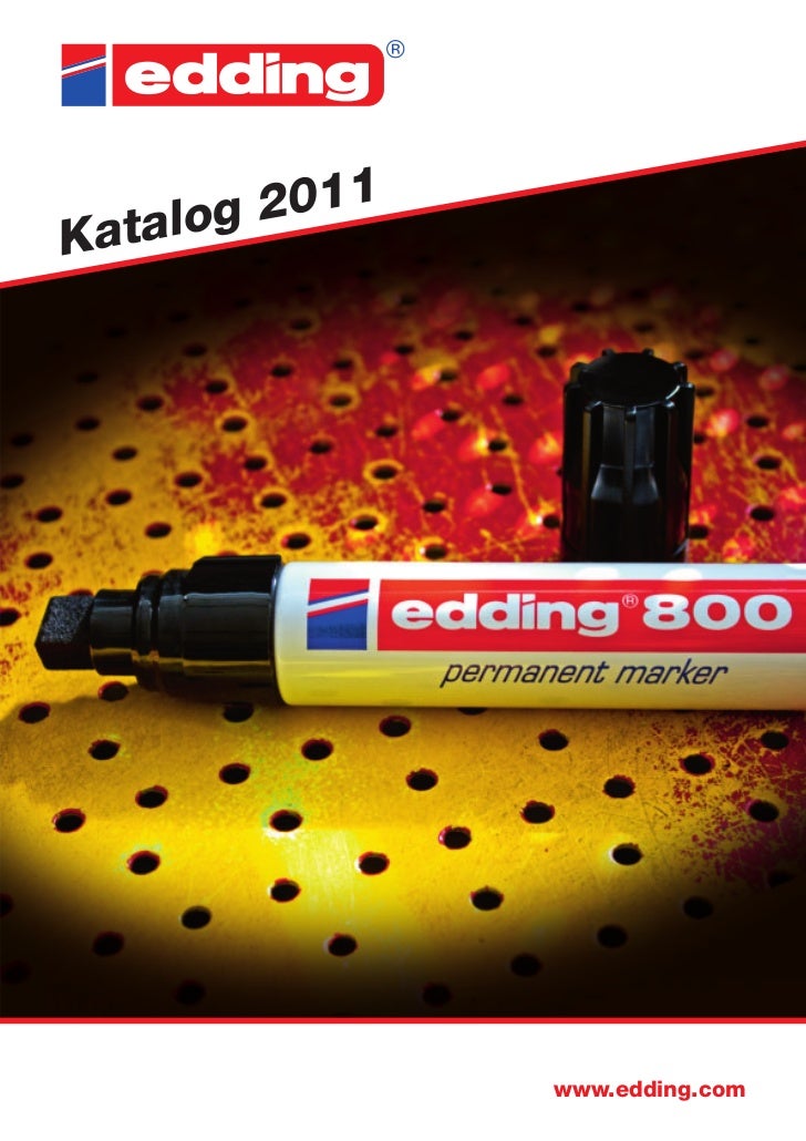 1-3mm Keilspitze rot Edding 153 B non-perm.