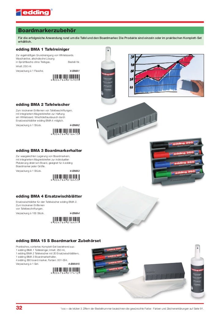 Edding Gesamtkatalog 2011 De