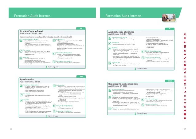 Catalogue 2014 Bureau Veritas Maroc Academy