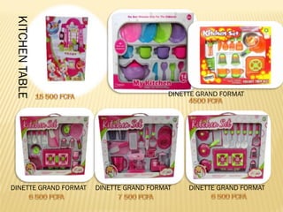 KITCHEN TABLE 
DINETTE GRAND FORMAT 
DINETTE GRAND FORMAT 
DINETTE GRAND FORMAT 
DINETTE GRAND FORMAT  