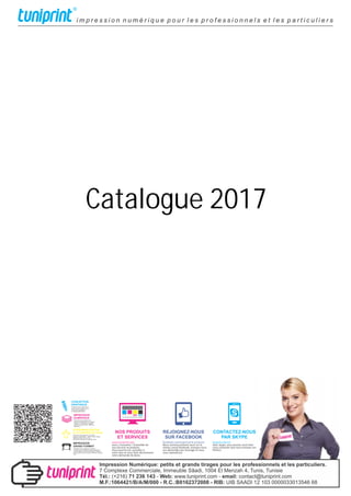 Catalogue 2017
 