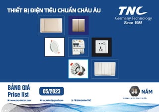 Catalogue Thiết bị điện 2023 TNC    .pdf