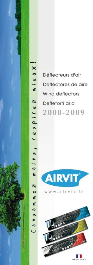 Déflecteurs D'Air VOLVO S 40 4 PORTES 2004 2012 AVANT