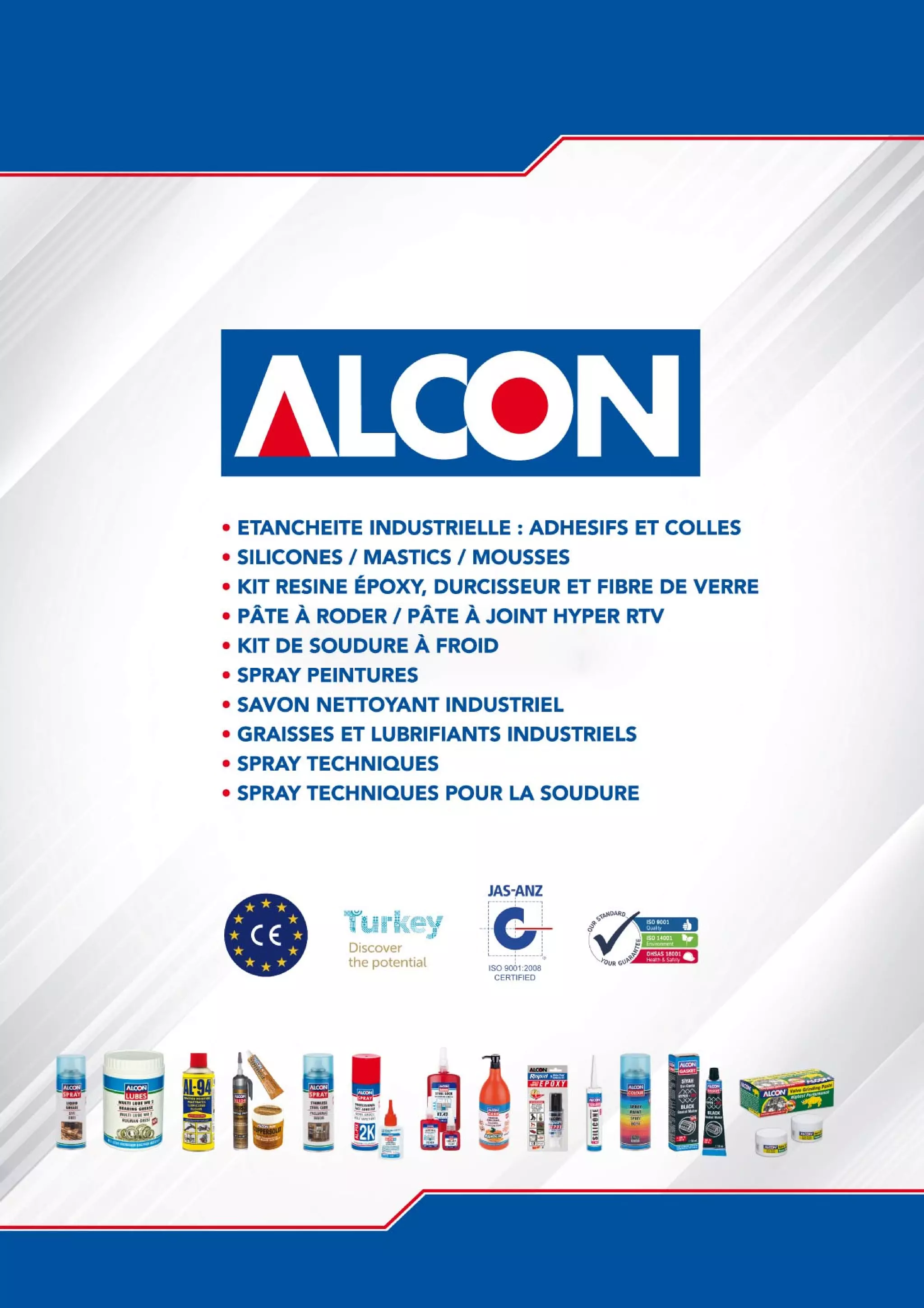 Catalogue ALCON MRO Produits chimiques de process et