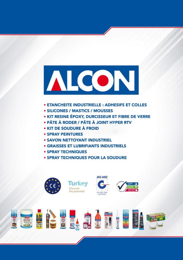 Catalogue ALCON MRO Produits chimiques de process et