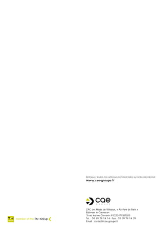 Catalogue batiment 2011 CAE GROUPE