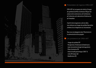 Catalogue Crea Art 3 D Design