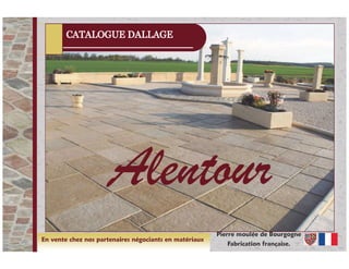 Catalogue dallage pavage amenagement exterieur terrasse piscine et jardin en pierre reconstituee fabricant alentour lux  bourgogne