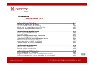 Catalogue des formations 2011