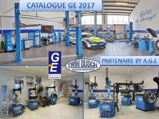 Catalogue Equipements AGE  2017