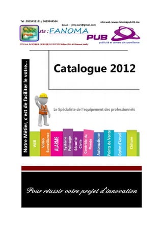 Catalogue fanomapub 2012