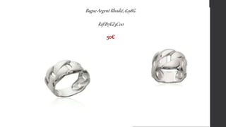 Bague Argent Rhodié, 6,98G.
Réf:B7EZ3C00
50€
 