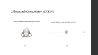 Collection,styleGinette,WesternMODERNE
Bague tête d'indien en argent rhodié. Réf: B7FG5Z00 Bracelet Indien en argent rhodié. Réf: 72EH0H18
32€ 30€
 