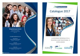 Catalogue Formation 2017 - Teleperformance Tunisie