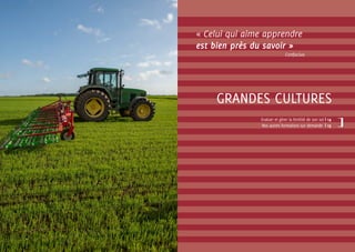 ELEVAGE
12 13
i Madeg JOIN-LAMBERT
02 35 59 47 27 | 06 02 37 56 64
E m.join-lambert@grabhn.fr
OBJECTIFS
PROGRAMME
La méthode OBSALIM, Késako?
La méthode OBSALIM est une méthode d’observation, de diagnostic et de réglage à destination
des éleveurs, techniciens et vétérinaires en élevage pour mieux comprendre la digestion du
ruminant et savoir réagir immédiatement aux erreurs de nutrition.
Mise au point sur les bovins, la méthode Obsalim s’adapte aux ovins et caprins.
Intervenant(s) :	 Hubert HIRON, vétérinaire GIE Zone verte
c Date(s) et lieu(x) :
Sur demande
session de 2 jours
de 9h30 à 17h30
Δ Lieu à déterminer
O Découverte des symptômes alimentaires de
la méthode OBSALIM et de l’art de leur inter-
prétation regroupée à travers une constitution
d’exemples
O Description de la physiologie digestive du
ruminant
O Présentation de l’itinéraire diagnostic
O Impact de l’alimentation
π Observer et connaître les symptômes alimen-
taires de mon troupeau
π Se réapproprier la maîtrise de l’alimentation de
mes bovins, caprins et ovins
Pré-requis :
Aucun
ADAPTER L’ALIMENTATION DE MES RUMINANTS
EN LES OBSERVANT : LA MÉTHODE OBSALIM
M
Evaluer et gérer la fertilité de son sol | 14
Nos autres formations sur demande | 15
GRANDES CULTURES
« Celui qui aime apprendre
est bien près du savoir »
Confucius
 