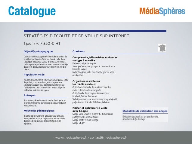 Catalogue Formations Digitales Mediaspheres Group 13