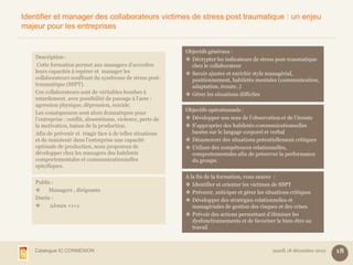 Identifier et manager des collaborateurs victimes de stress post traumatique : un enjeu
majeur pour les entreprises


    ...