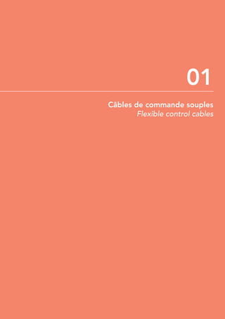 01
Câbles de commande souples
        Flexible control cables
 