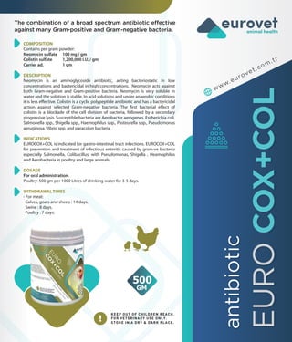 Catalogue injection, feed additive, antibiotic | PDF