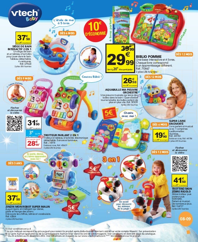 Catalogue jouets Auchan 2012