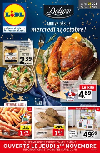 Catalogue lidl 6 novembre 2018 - Monsieurechantillons.com