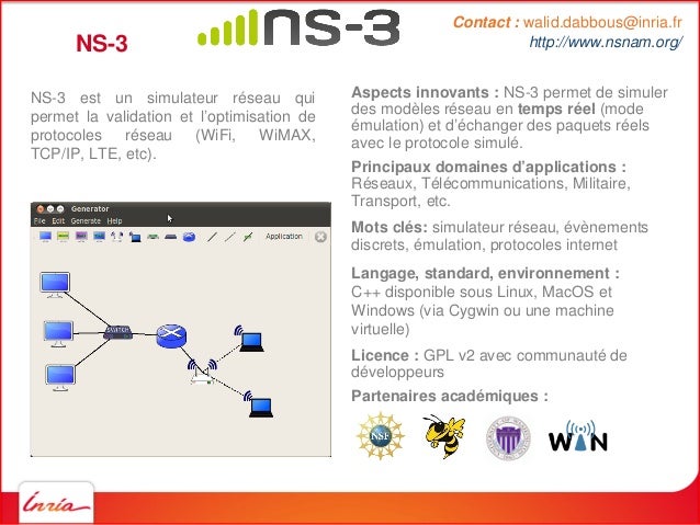 exemple de simulation ns3