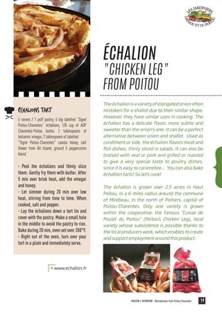 Local products of the french region Poitou-Charentes