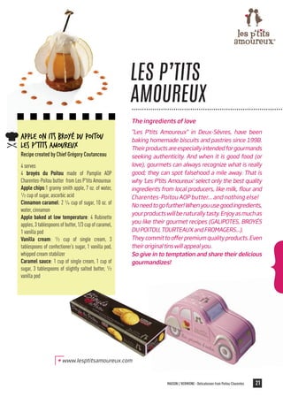 Local products of the french region Poitou-Charentes