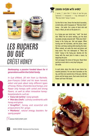Local products of the french region Poitou-Charentes