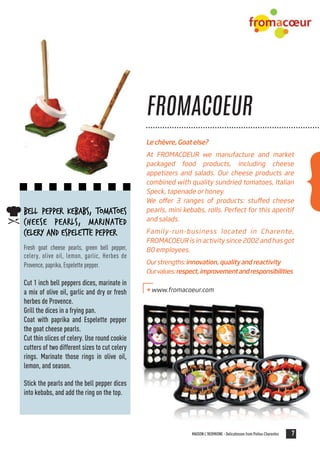 Local products of the french region Poitou-Charentes