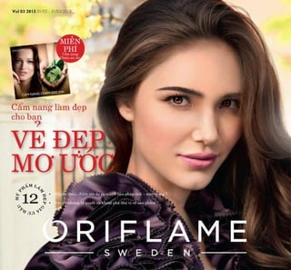 Catalogue mỹ phẩm Oriflame 3-2013