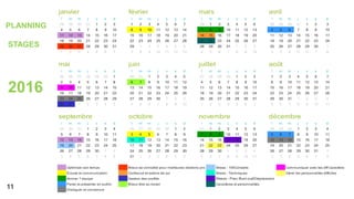 11
PLANNING
STAGES
2016
l m m j v s d l m m j v s d l m m j v s d l m m j v s d
28 29 30 31 1 2 3 1 2 3 4 5 6 7 29 1 2 3 4 5 6 28 29 30 31 1 2 3
4 5 6 7 8 9 10 8 9 10 11 12 13 14 7 8 9 10 11 12 13 4 5 6 7 8 9 10
11 12 13 14 15 16 17 15 16 17 18 19 20 21 14 15 16 17 18 19 20 11 12 13 14 15 16 17
18 19 20 21 22 23 24 22 23 24 25 26 27 28 21 22 23 24 25 26 27 18 19 20 21 22 23 24
25 26 27 28 29 30 31 29 1 2 3 4 5 6 28 29 30 31 1 2 3 25 26 27 28 29 30 1
1 2 3 4 5 6 7 7 8 9 10 11 12 13 4 5 6 7 8 9 10 2 3 4 5 6 7 8
l m m j v s d l m m j v s d l m m j v s d l m m j v s d
25 26 27 28 29 30 1 30 31 1 2 3 4 5 27 28 29 30 1 2 3 1 2 3 4 5 6 7
2 3 4 5 6 7 8 6 7 8 9 10 11 12 4 5 6 7 8 9 10 8 9 10 11 12 13 14
9 10 11 12 13 14 15 13 14 15 16 17 18 19 11 12 13 14 15 16 17 15 16 17 18 19 20 21
16 17 18 19 20 21 22 20 21 22 23 24 25 26 18 19 20 21 22 23 24 22 23 24 25 26 27 28
23 24 25 26 27 28 29 27 28 29 30 1 2 3 25 26 27 28 29 30 31 29 30 31 1 2 3 4
30 31 1 2 3 4 5 4 5 6 7 8 9 10 1 2 3 4 5 6 7 5 6 7 8 9 10 11
l m m j v s d l m m j v s d l m m j v s d l m m j v s d
29 30 31 1 2 3 4 26 27 28 29 30 1 2 31 1 2 3 4 5 6 28 29 30 1 2 3 4
5 6 7 8 9 10 11 3 4 5 6 7 8 9 7 8 9 10 11 12 13 5 6 7 8 9 10 11
12 13 14 15 16 17 18 10 11 12 13 14 15 16 14 15 16 17 18 19 20 12 13 14 15 16 17 18
19 20 21 22 23 24 25 17 18 19 20 21 22 23 21 22 23 24 25 26 27 19 20 21 22 23 24 25
26 27 28 29 30 1 2 24 25 26 27 28 29 30 28 29 30 1 2 3 4 26 27 28 29 30 31 1
3 4 5 6 7 8 9 31 1 2 3 4 5 6 5 6 7 8 9 10 11 2 3 4 5 6 7 8
Optimiser son temps Mieux se connaître pour meilleures relations pro Stress - 100Conseils Communiquer avec les diff caractères
Écoute et communication Confiance et estime de soi Stress - Techniques Gérer les personnalités difficiles
Animer 1 équipe Gestion des conflits Stress - Prev Burn out/Dépression
Parler et présenter en public Mieux être au travail Caractères et personnalités
Dialoguer et convaincre
septembre octobre novembre décembre
mai juin juillet août
janvier février avrilmars
 