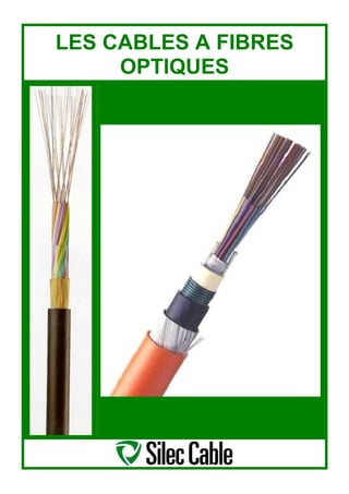 LES CABLES A FIBRES
OPTIQUES
 