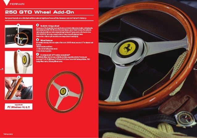 Thrustmaster Catalogue 2019 Racing Wheel
