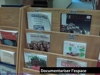 http://www.flickr.com/photos/25095603@N07/5023713619
                                                       Documentariser l’espace
 