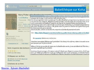 Source : Sylvain Machefert
 