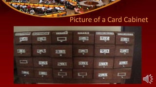 Picture of a Card Cabinet
 