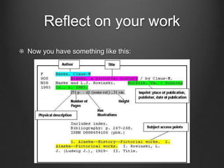 Reflect on your work
Now you have something like this:
 