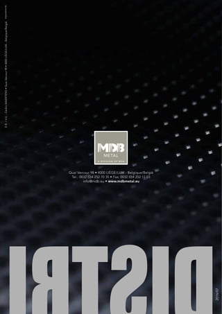 MDB Metal - Catalogue/Catalogus
